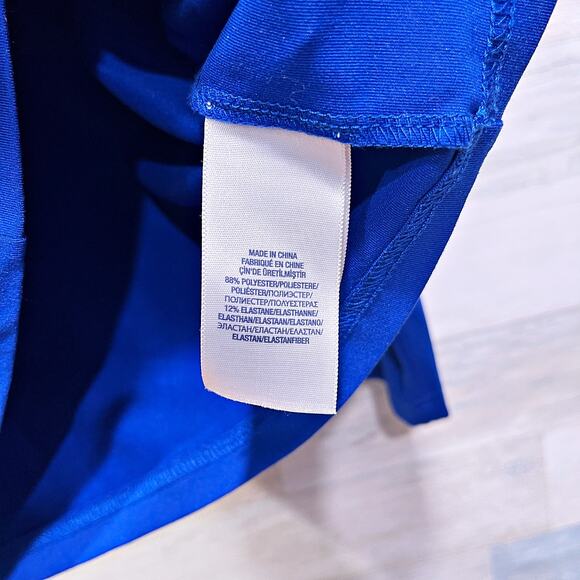 POLO Ralph Lauren 1/4 Zip Performance Jersey Pullover Blue Boys Large 14 16 - Picture 6 of 6